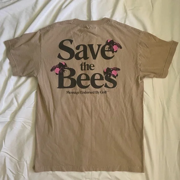 トップス SAVE THE BEES TEE by GOLF WANG GWT211001-WHITEPINK-4_7b844a3e